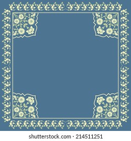 Floral pattern for invitation or greeting card.