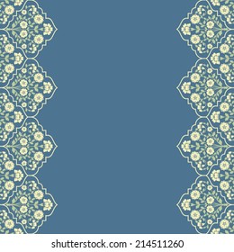 Floral pattern for invitation or greeting card.