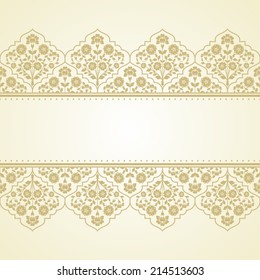 Floral pattern for invitation or greeting card.