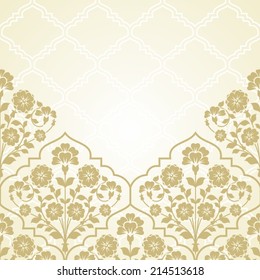 Floral pattern for invitation or greeting card.