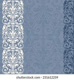 Floral pattern for invitation or greeting card.