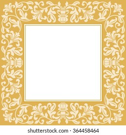 Floral pattern for invitation or greeting card.