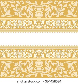 Floral pattern for invitation or greeting card.