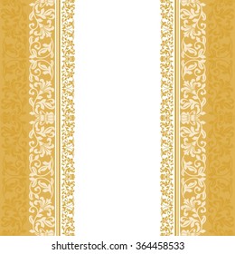 Floral pattern for invitation or greeting card.