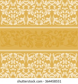 Floral pattern for invitation or greeting card.