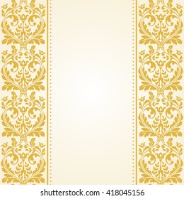 Floral pattern for invitation or greeting card.