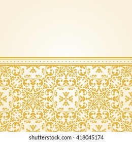 Floral pattern for invitation or greeting card.
