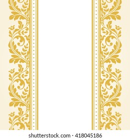 Floral pattern for invitation or greeting card.