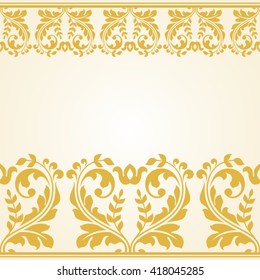 Floral pattern for invitation or greeting card.