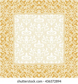 Floral pattern for invitation or greeting card.
