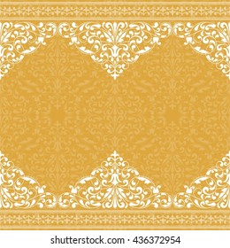 Floral pattern for invitation or greeting card.