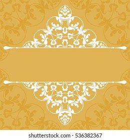 Floral pattern for invitation or greeting card.