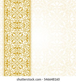 Floral pattern for invitation or greeting card.