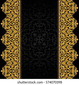Floral pattern for invitation or greeting card.
