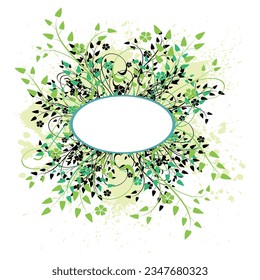 Floral Pattern. isolated asian illustration