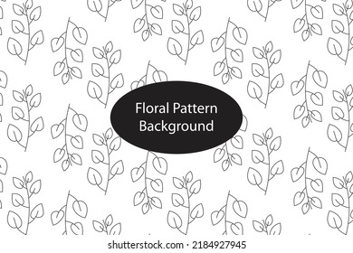 floral pattern isolated on white background