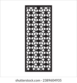 floral pattern jali for temple partition 