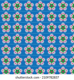 Patrón floral para prendas femeninas como sari, dupattas, estoles, faldas, camisas, kurtis, etc.