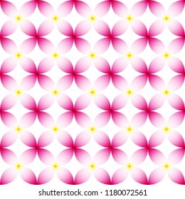 Floral pattern, Lotus petals, background, vector.