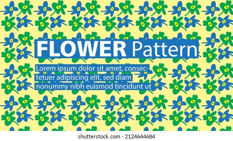 floral pattern to make your design look more cheerful