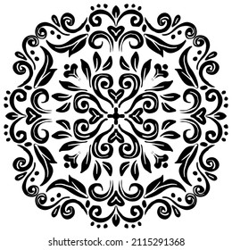 Floral Pattern Mandala  decorative ornament 