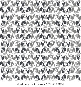 Floral pattern mesh, abstraction, seamless vector background.