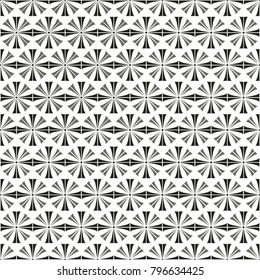 Floral pattern mesh, mosaic, seamless vector background.