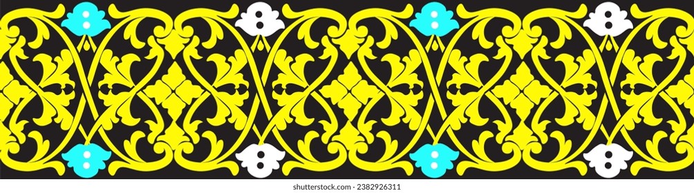 floral pattern from minangkabau. can be repeated