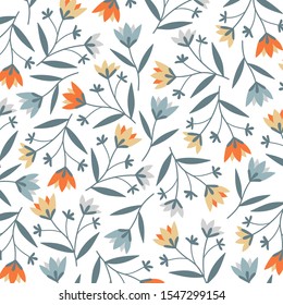 Floral pattern. Modern abstract design for,paper, cover, fabric and other users