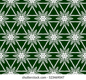 floral pattern. modern ornament. vector illustration for design wedding invitation, background, wallpaper. green color