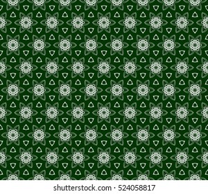 floral pattern. modern ornament. vector illustration for design wedding invitation, background, wallpaper. green color