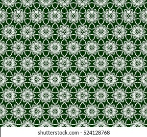 floral pattern. modern ornament. vector illustration for design wedding invitation, background, wallpaper. green color