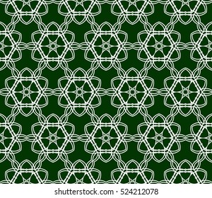 floral pattern. modern ornament. vector illustration for design wedding invitation, background, wallpaper. green color