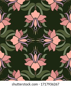 Floral pattern modern style 1920