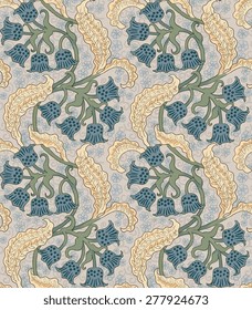 Floral pattern in modern style