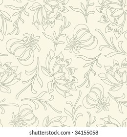 floral pattern in modern style