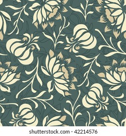 floral pattern in modern style