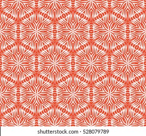floral pattern. modern volume immitation. vector illustration for design wedding invitation, background, wallpaper. red color
