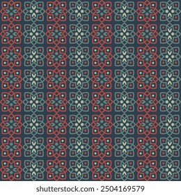 Floral pattern on background vector. Cute floral print.