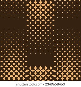 A floral pattern on a brown background
