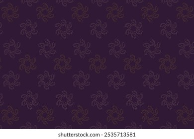 floral pattern on a dark background ethnic fabric seamless pattern design for cloth, textile pattern, print on demand pattern, editable vector illustration