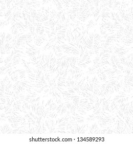 Floral pattern on a frosty window. Vector illustration contains two seamless