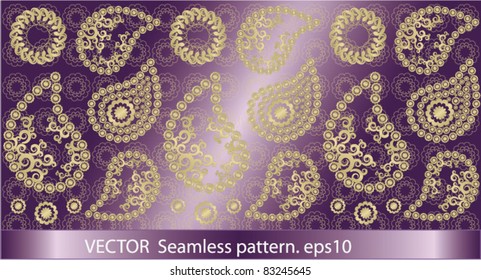 Floral pattern with paisley