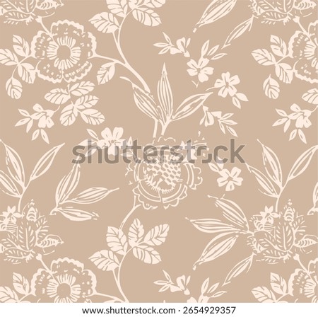 Floral pattern with paisley and flower motifs. damask modern style pattern , Design for fashion , fabric, textile, wallpaper , wrapping and all prints