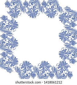 floral pattern paper cutting textile