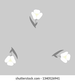 
Floral pattern in pastel color
