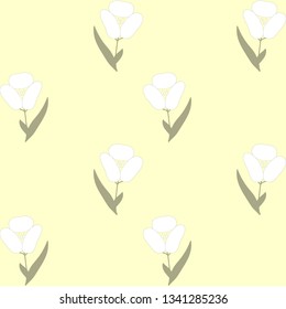 Floral pattern in pastel color