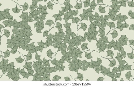 Floral pattern. Plant texture for fabric, wrapping, wallpaper and paper.