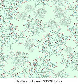 Patrón floral hermosas flores en el fondo