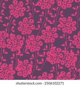 Patrón floral. Bonitas flores sobre fondo blanco. Impresión con Pequeñas flores amarillas y rosadas. Impresión sucia. Textura de Vector sin costuras. Ramo de primavera.